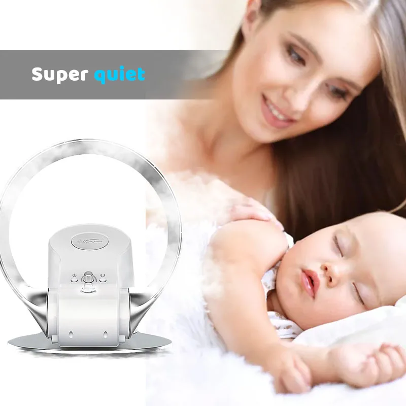 Modern Home Super Quiet Variable Speed Bladeless Fan - Smart Cooling
