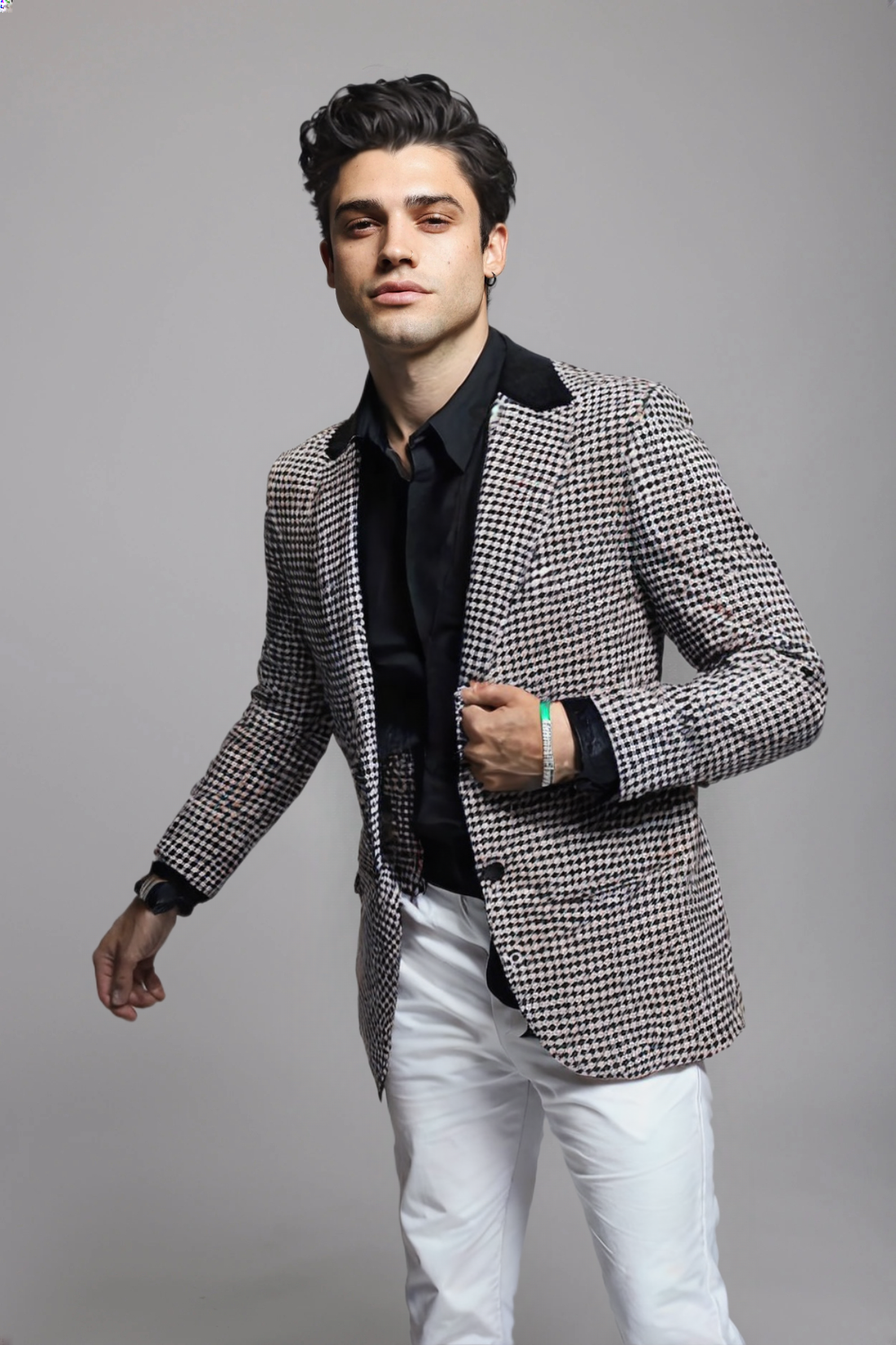 Men's Premium Blazer – Autumn Winter Plaid Suit Jacket Blazer