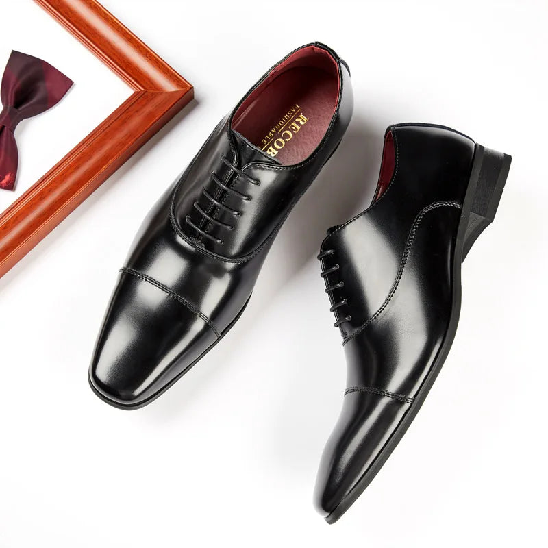 Men's Leather Dress Shoes Business Formal Wedding Wear