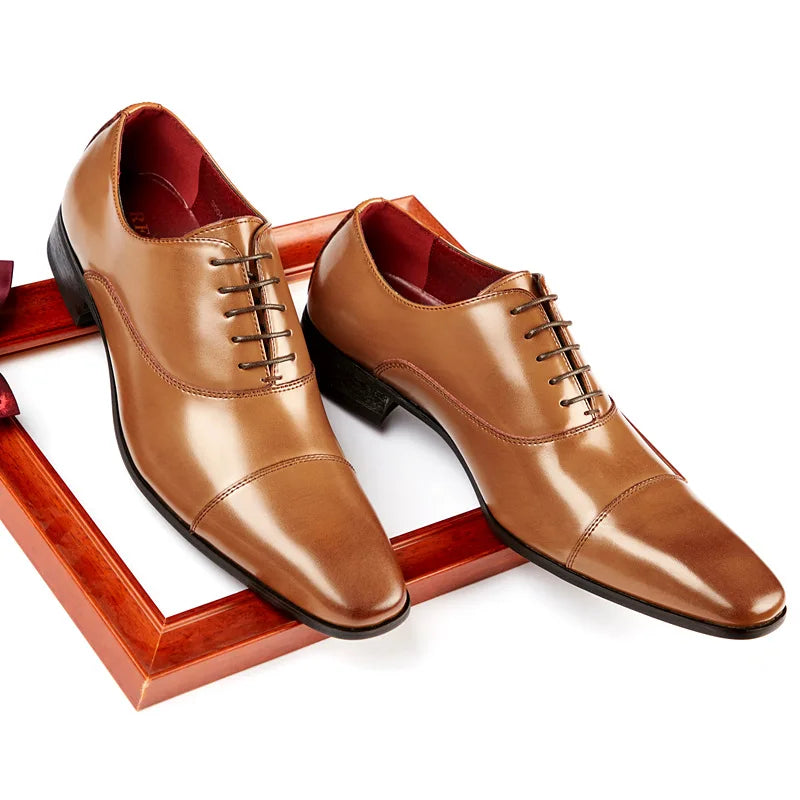 Men's Leather Dress Shoes Business Formal Wedding Wear