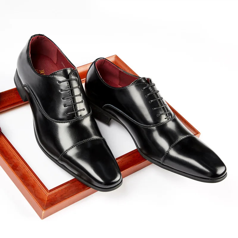 Men's Leather Dress Shoes Business Formal Wedding Wear