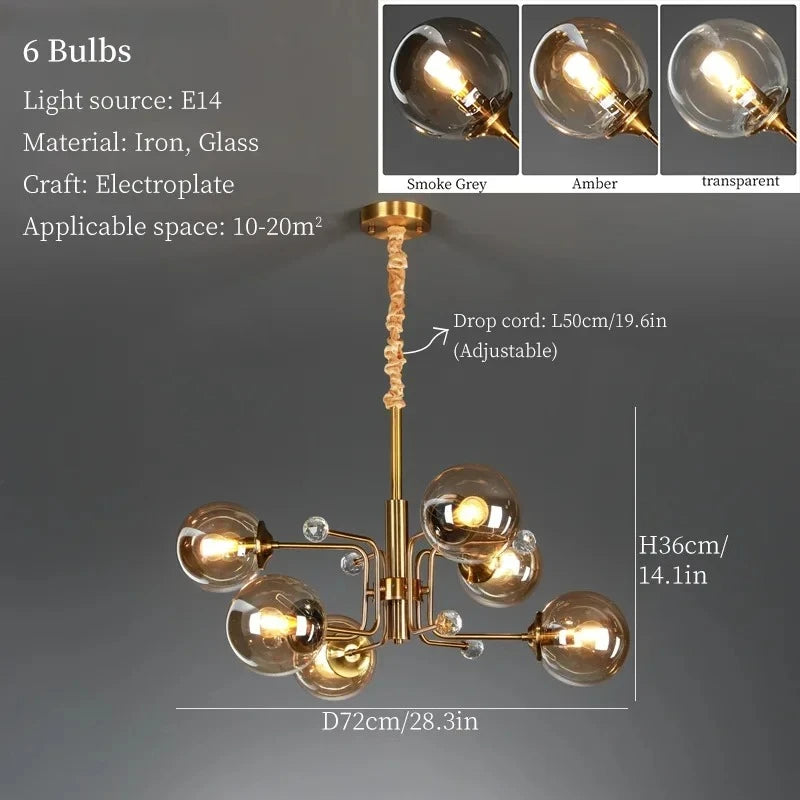 Luxury Magic Beans Chandelier – Modern Minimalist Pendant Light