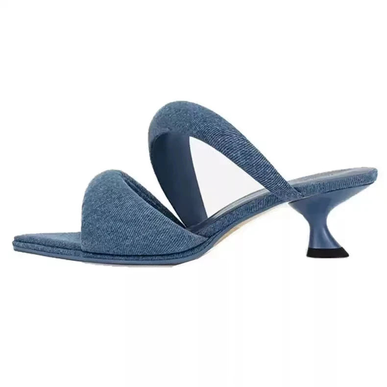 New Pointed Toe High Heel Sandals for Women Outdoor Dress Shoes