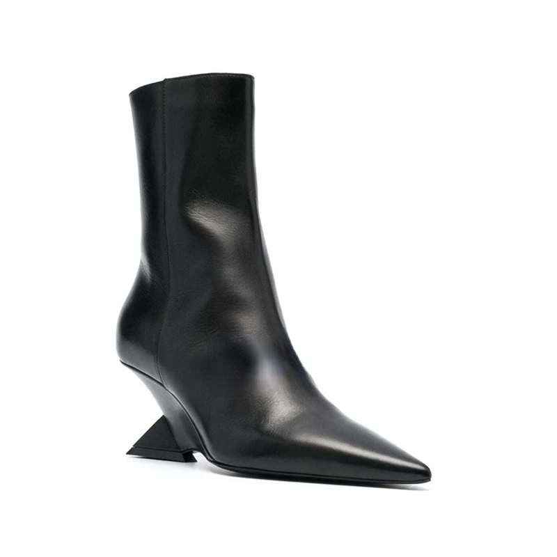 Women’s Wedge High Heel Ankle Boots
