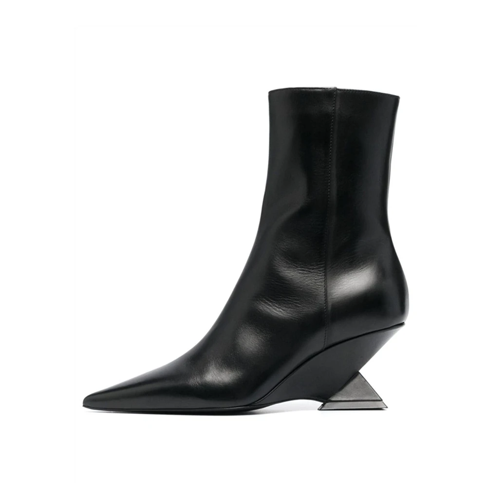 Women’s Wedge High Heel Ankle Boots