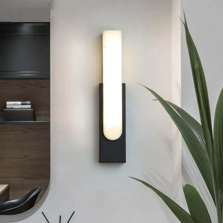 LED Marble Wall Lamp Bedside Golden Luxury Home Decor Light