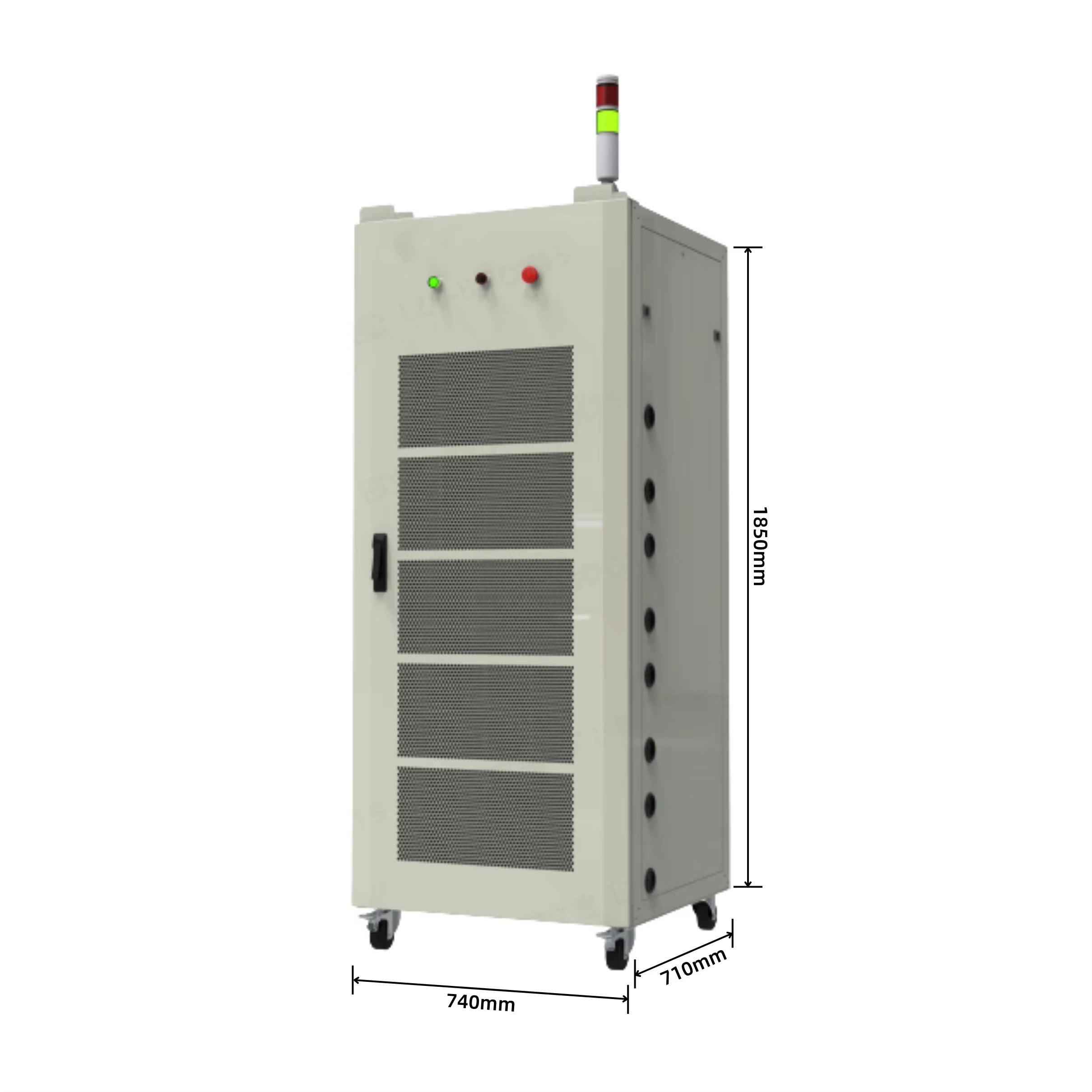 100V 50A 16CH High Precision Battery Tester Regenerative Cycle Test System for Battery Pack Charge & Discharge Feedback