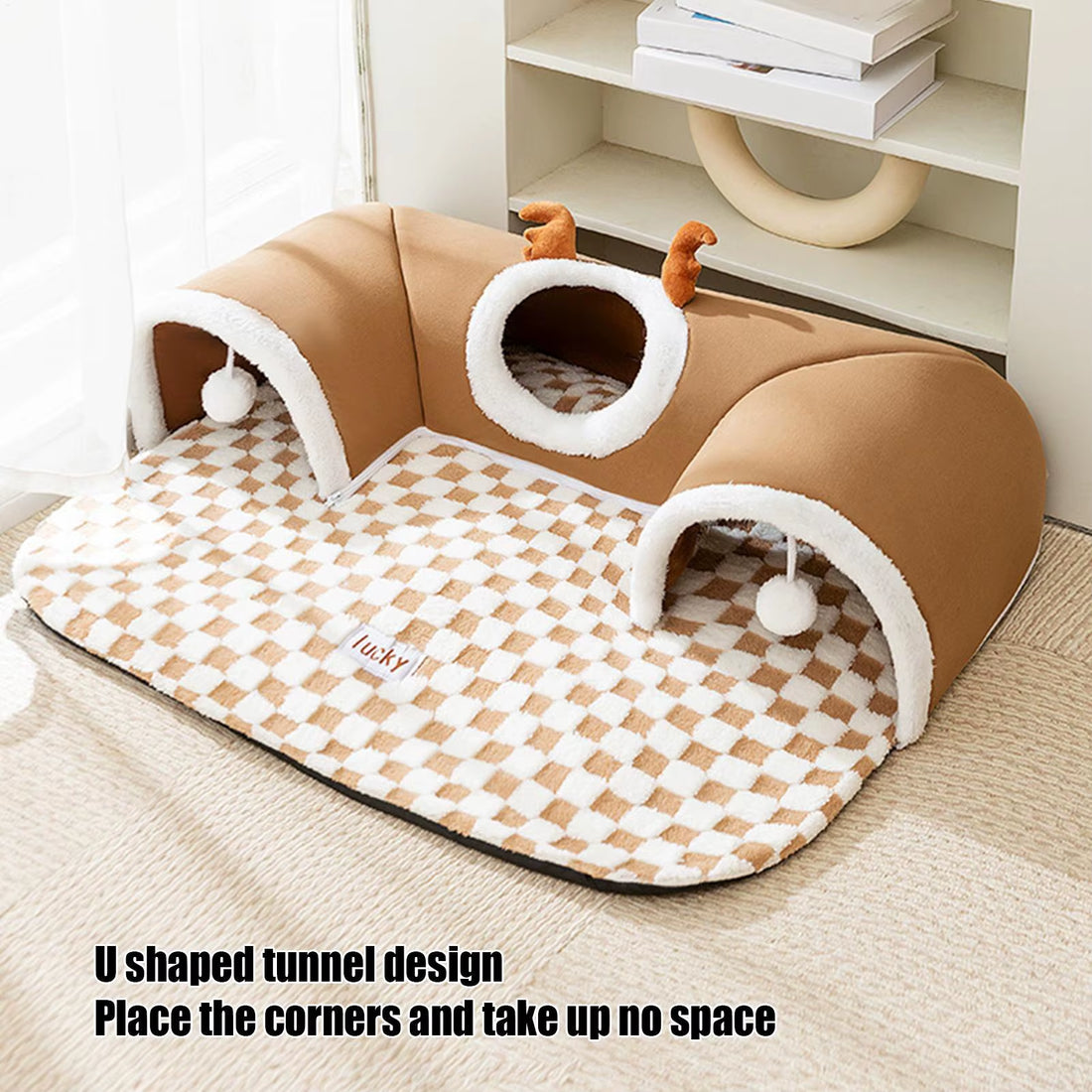 New Cat Bed Tunnel Play Indoor Outdoor 