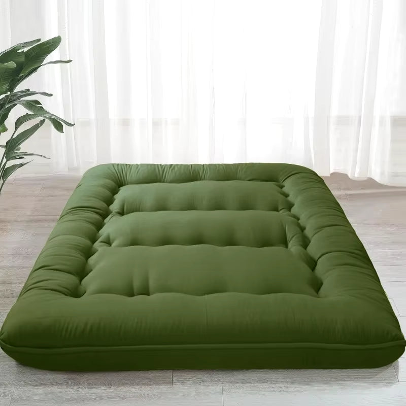 New 6" Extra Thick Japanese Floor Mattress Futon Mattress, Foldable Mattress Tatami Pad Floor Mattress