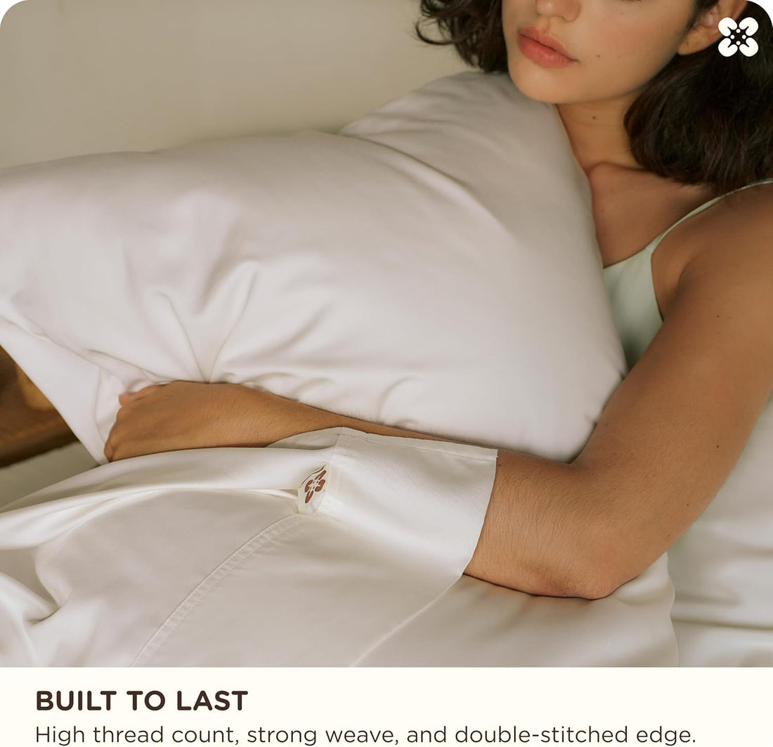 Premium 100% Organically Bamboo Viscose King Size Sheets Set
