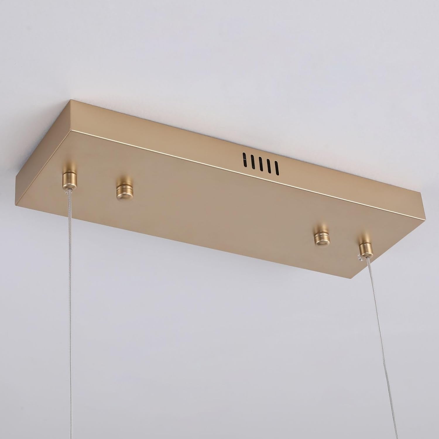 Kitchen Island Light with Glass Globes, 51.2" Gold Chandelier Pendant 