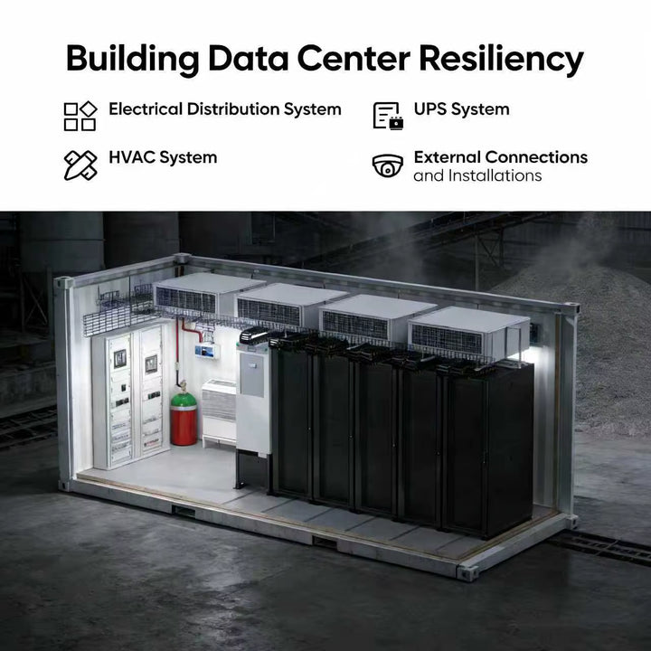 Schneider APC Ecostruxure Modular Data Center All in One ISO Containers 38Kw 5 Rack DX 400V 50Hz Containerized Data Center