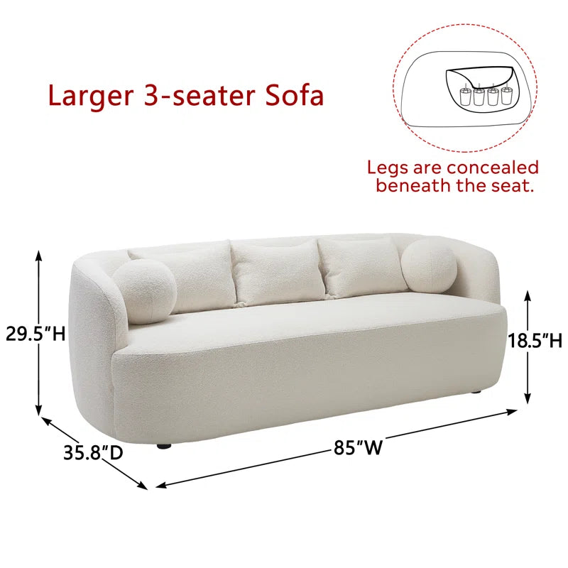 Elite Living New Upholstered Sofa for Home