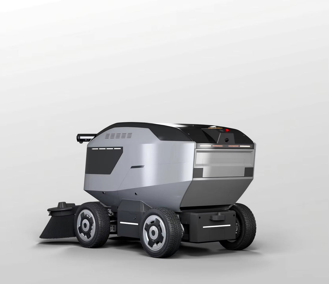 SD15 Autonomous Cleaning Robot with 7500㎡/H Cleaning Ability & 11Kwh Total Battery Capacity