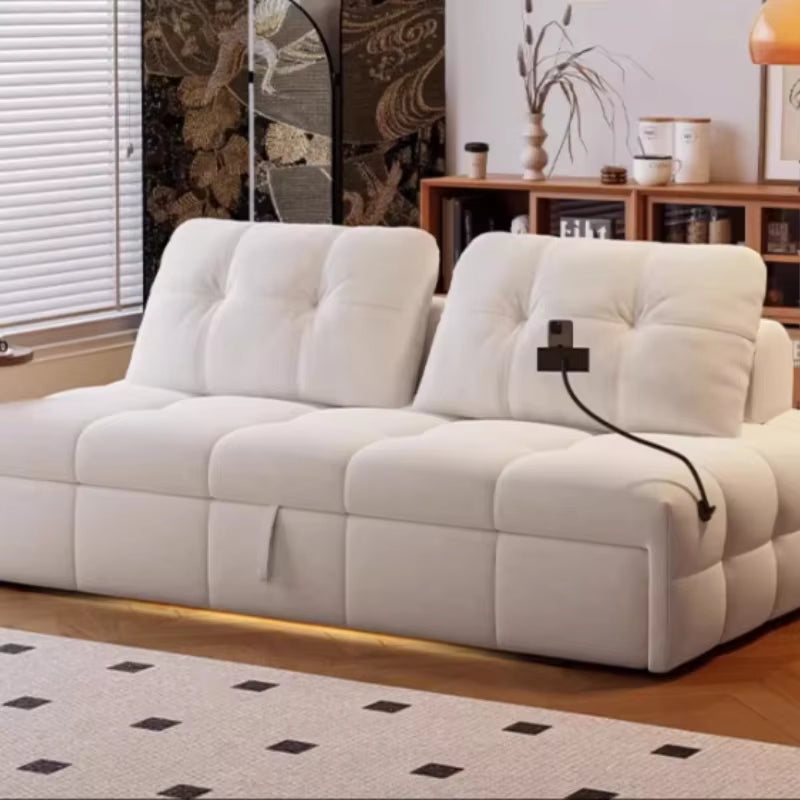 New L Shaped Sectional Bed Sofa Living Room