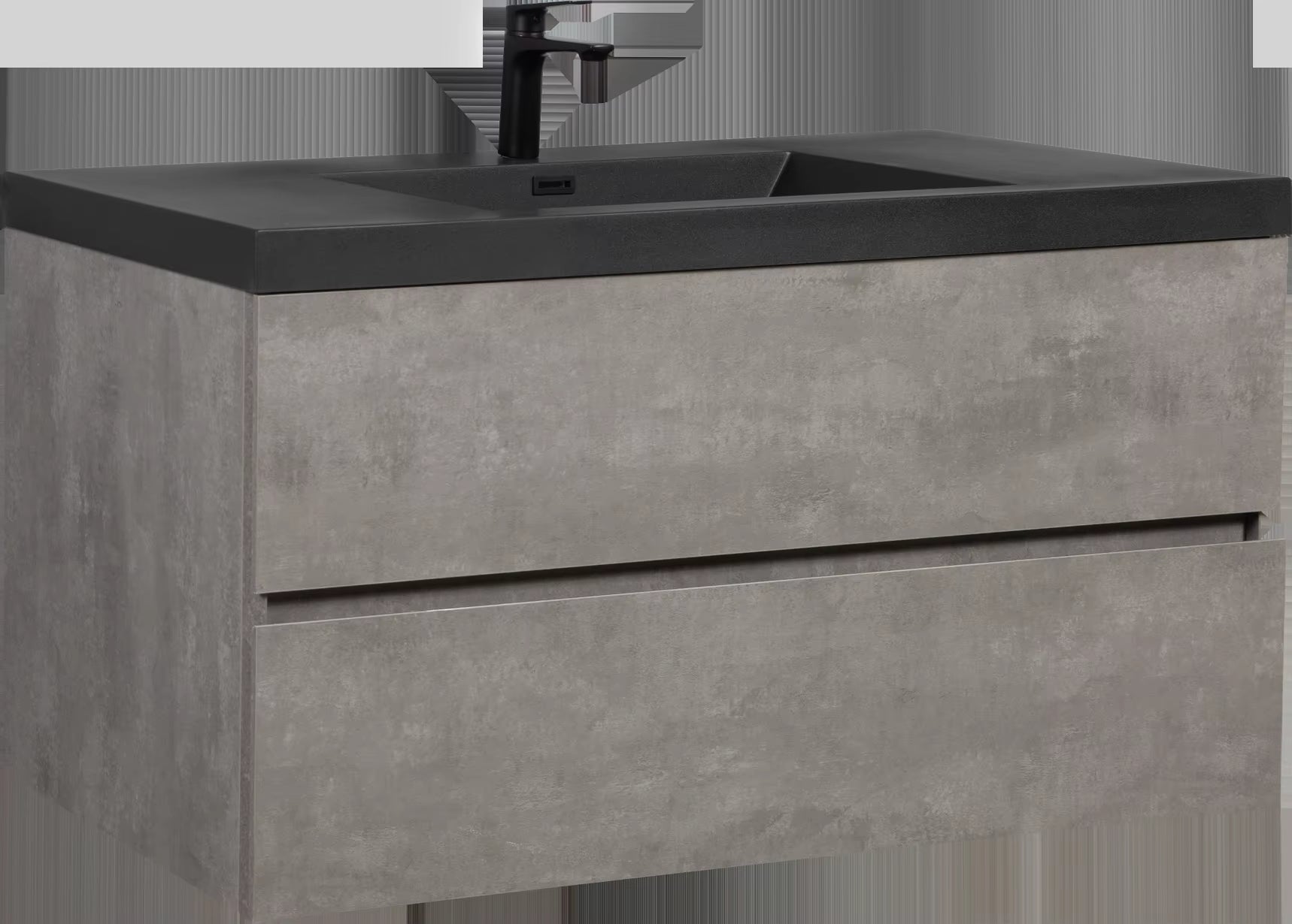 Modern Lux 48" Floating Bathroom Vanity with Sink