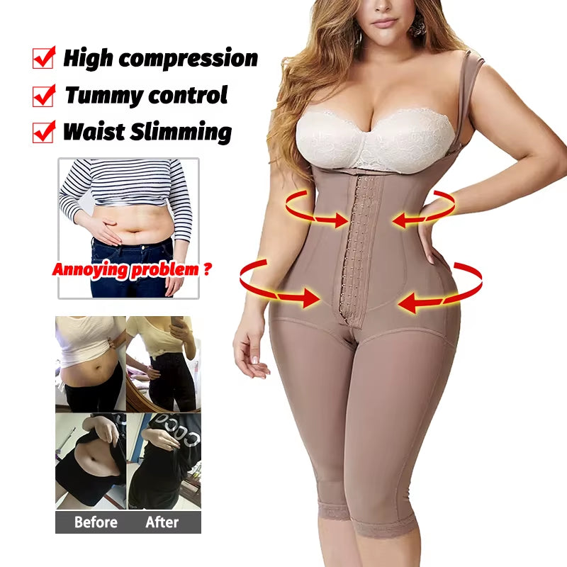 New Women Shapewear Bodysuit – Seamless BBL & Abdomen Control