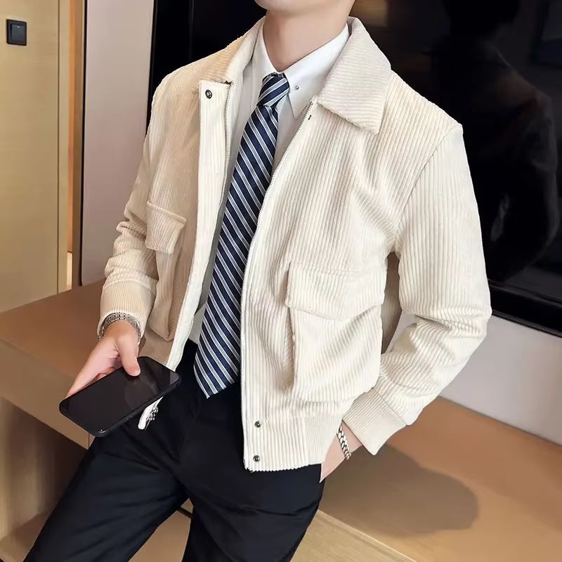 Slim Fit Spring Autumn New in Jacket for Men Joker Korean Reviews Many Stylish Man Coat Cheap Sale Fast Delvery Harajuku Casual