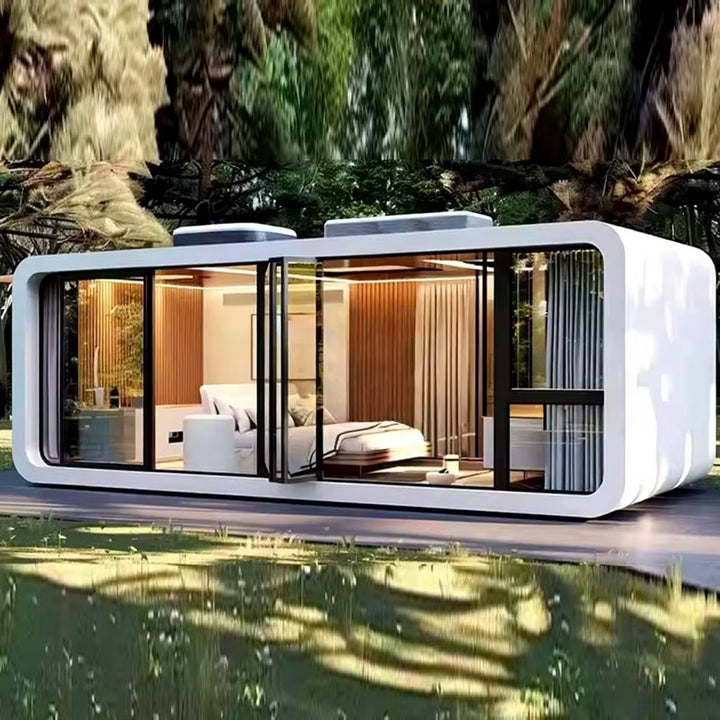 Modern Luxurious Camping Apple Capsule Prefabricated Tiny House
