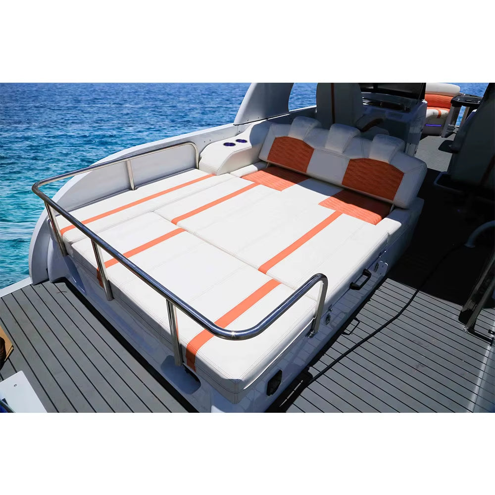 Small Luxury Yacht  Pontoon Boat Electric Engine watersport Boat
