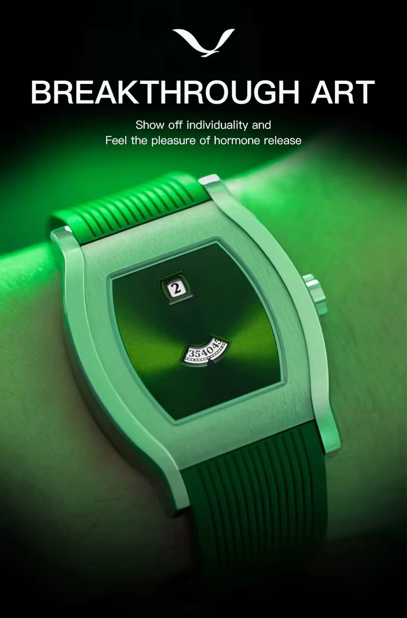 Luxury Specht Automatic Mens Sapphire Wristwatch 