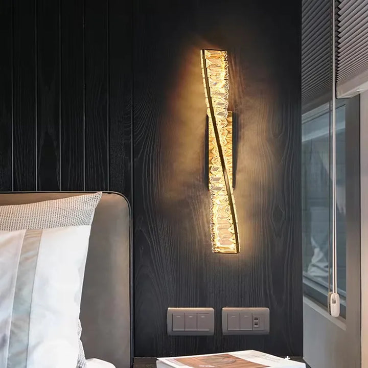 Luxury Crystal Wall Lamp for Living Room