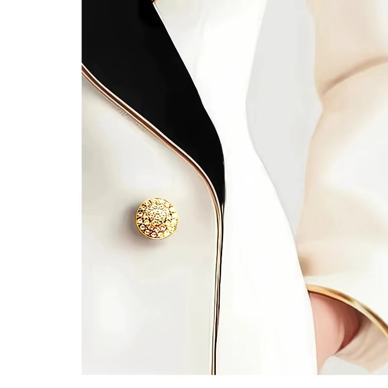 New Women Stylish Blazer Jacket with Black Contrast