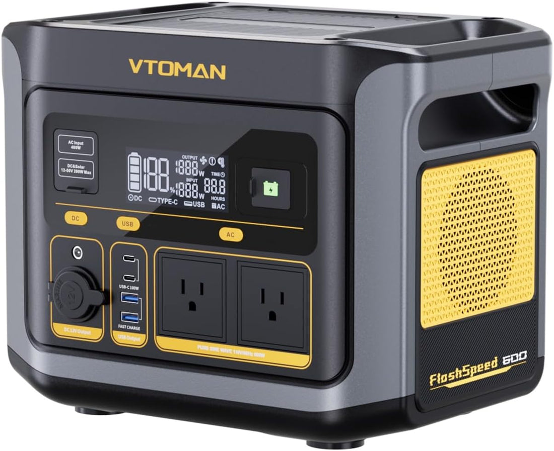 Flashspeed Pro 3600 Portable Power Station, 3096Wh LFP Battery Solar Generator with 400W Solar Panel, 2Hr Fast AC Charge, 25% Efficient, UPS Home Backup with Wheels, for Outdoor RV Emergency