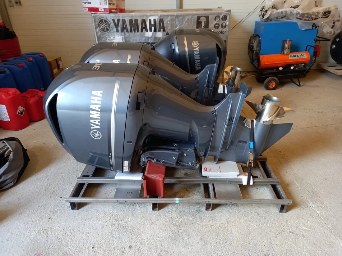 Moderner Yamaha Hochleistungs-Außenborder 4-Takt Bootsmotor - Original OEM