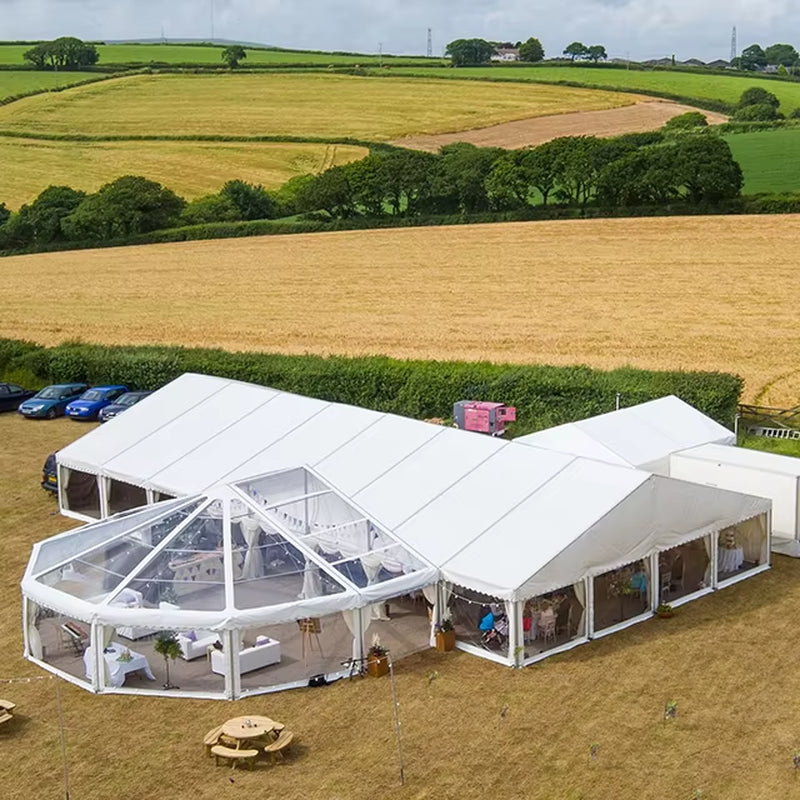 High Quality Professional Outdoor Party Tent Outdoor Activities Combination Canopy House for Events