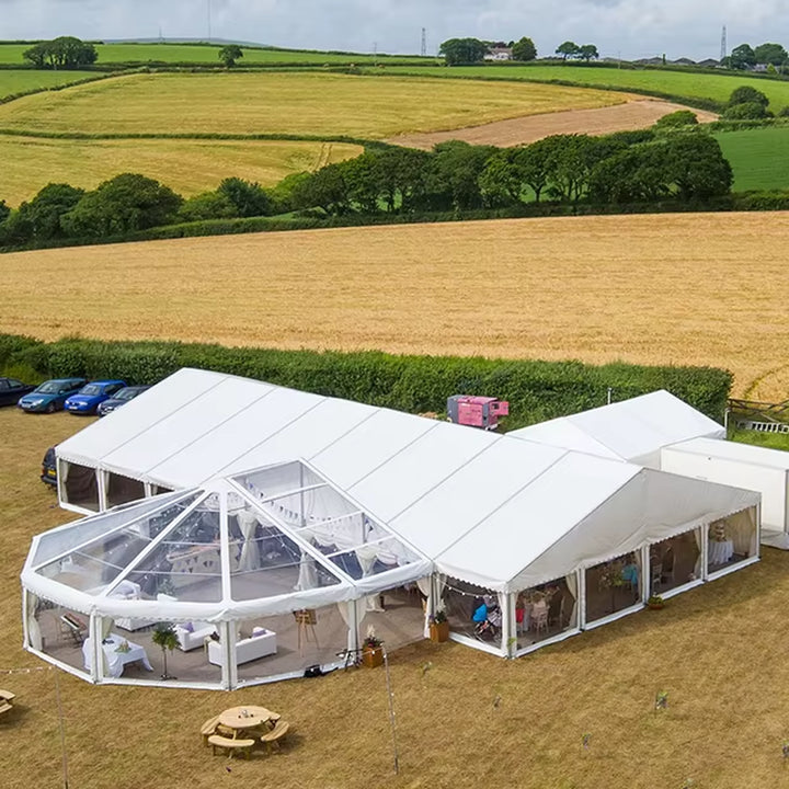 High Quality Professional Outdoor Party Tent Outdoor Activities Combination Canopy House for Events