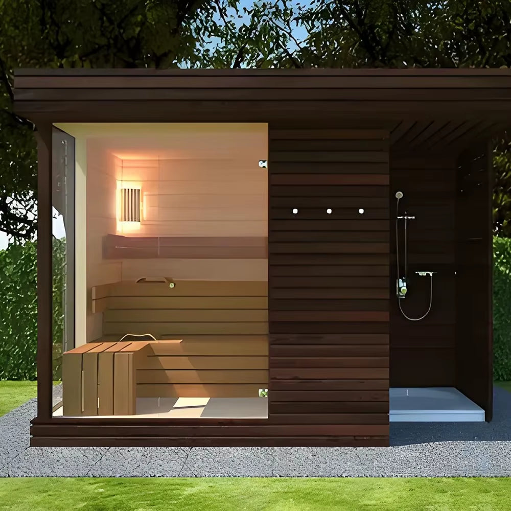 New Luxe Design Outdoor Garden Sauna Room 