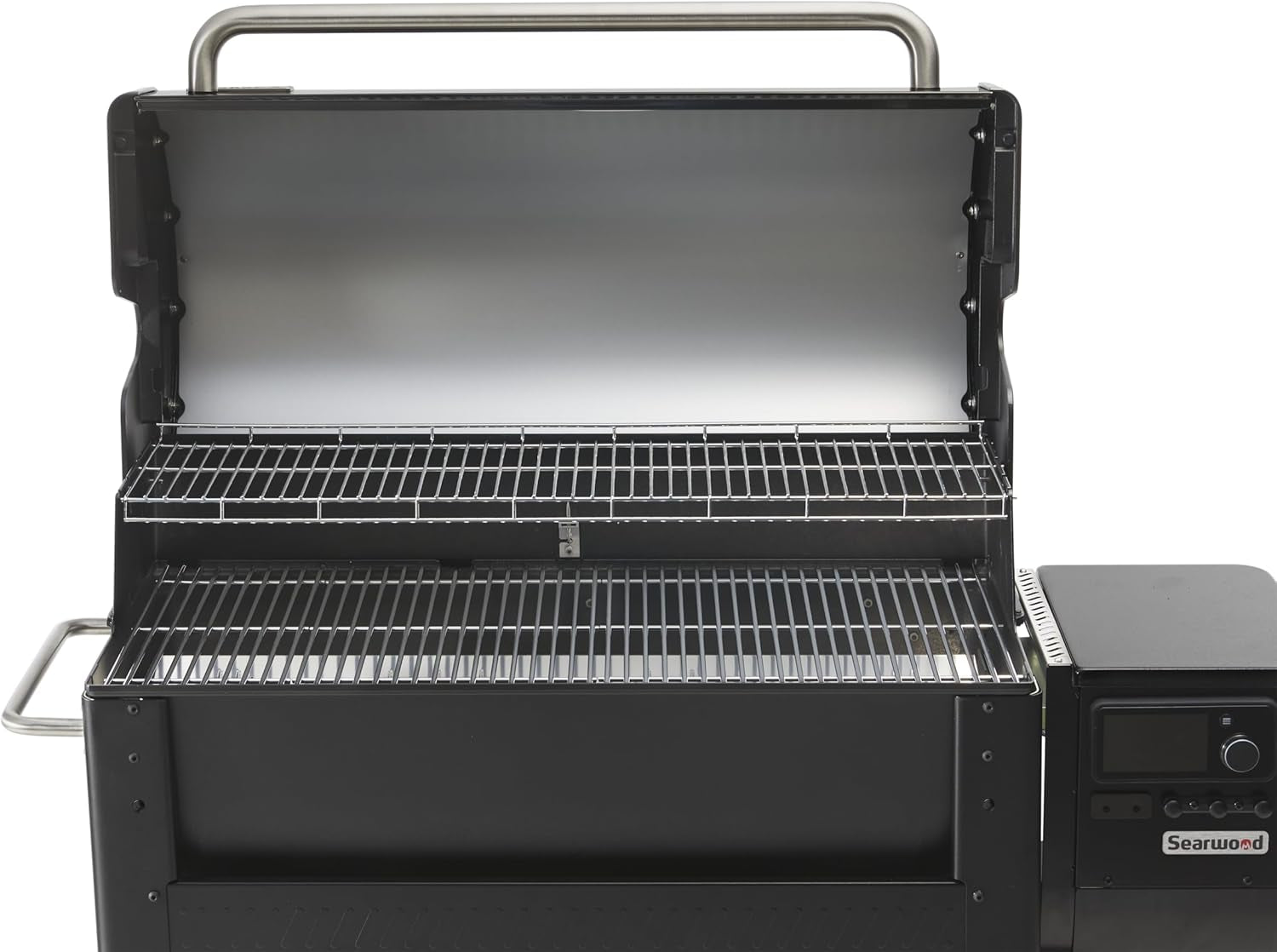 Searwood™ XL 600 Wood Pellet Smoker Grill, 36 Inches – Wi‑Fi & Bluetooth‑Enabled Outdoor Grill for Smoking, Searing, Rapid React PID & Cooking up to 600°F, Black