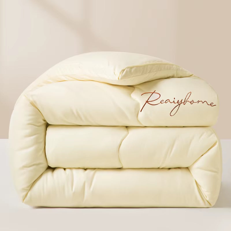 Luxury Quilted Winter Comforter – Soft Fluffy Thick Duvet Blanket