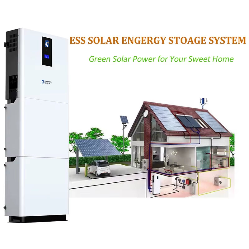 Residential Energy Storage System All-In-One ESS 5Kw 10Kwh 80Kwh Lifepo4 Home Power Solar Battery Commercial Energy Storage