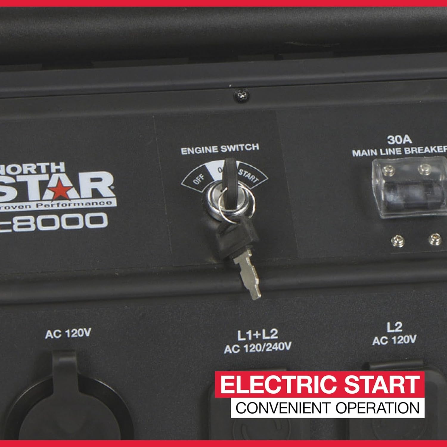 Commercial-Grade EFI Portable Generator with Electric Start