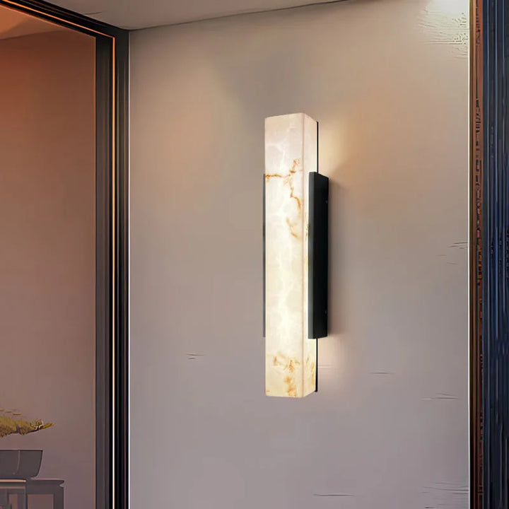 Modern Minimalist Outdoor Waterproof Marble LED Wall Light
