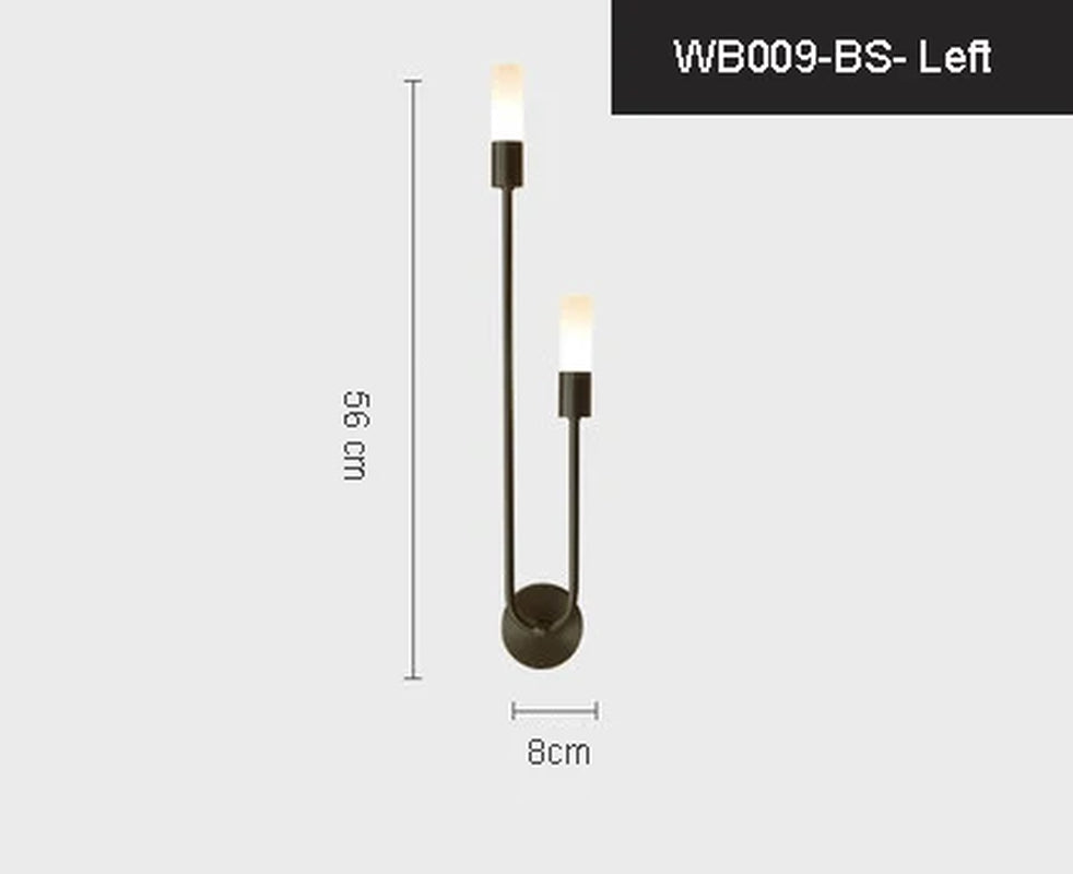 Modern LED Wall Lights Line Lamps Indoor Lighting for Bedroom Bedside Background Led Lamps