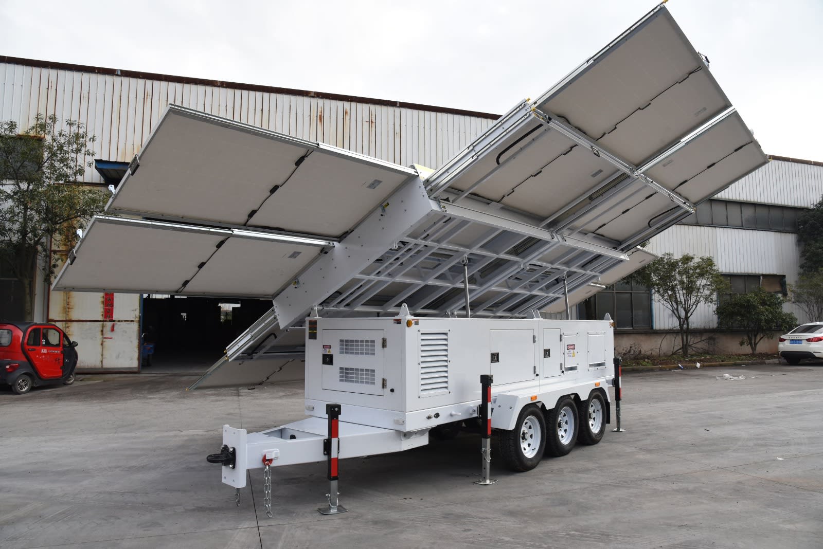 Modern Portable Mobile 80kw Solar generator Unit - Multipurpose Industrial Generator