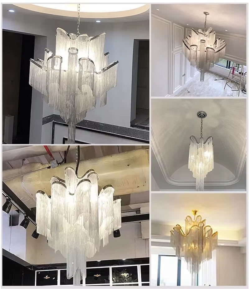 Modern Large home Hotel Chandelier Living Room Pendant Lights