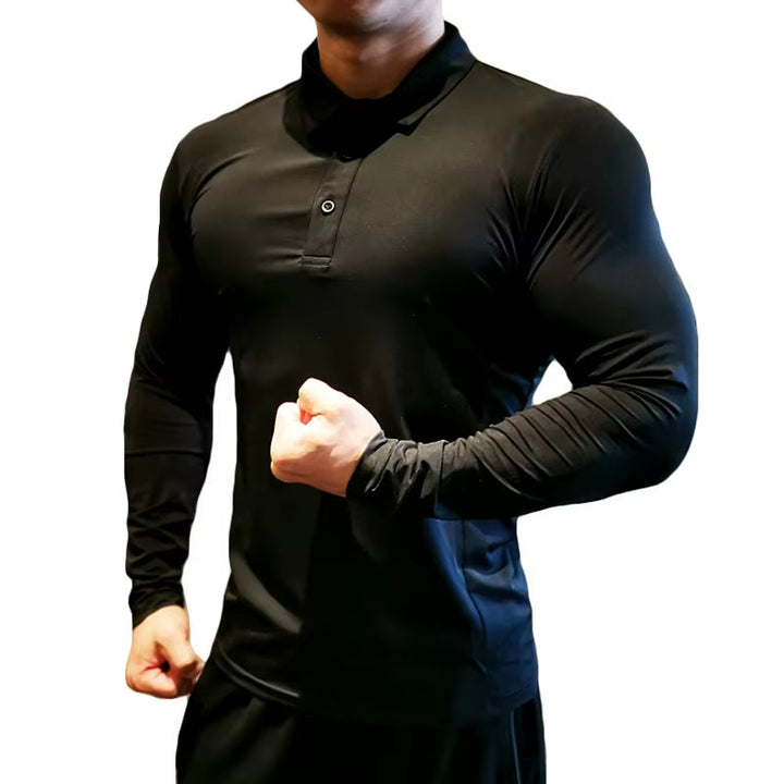 Modern Designed Running Shirt Men Bodybuilding Sport T-Shirt Long Sleeve 
