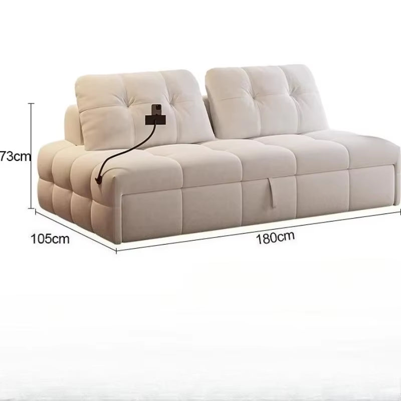 New L Shaped Sectional Bed Sofa Living Room