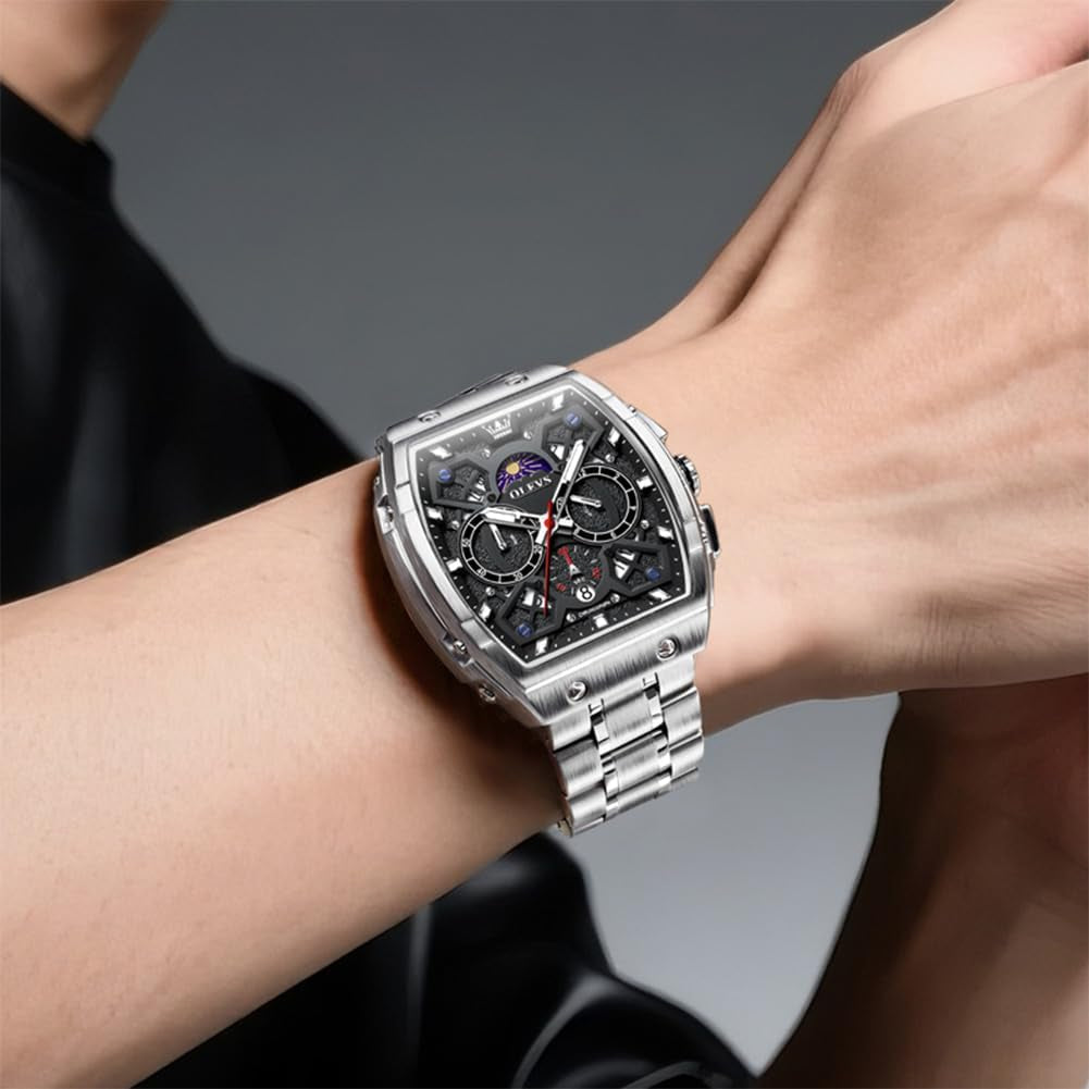 Mens Business Dress Chronograph Waterproof Watch