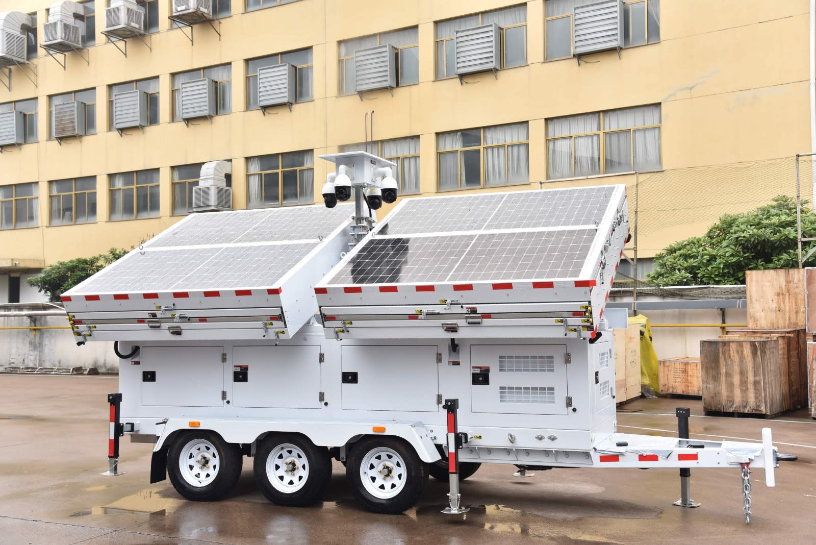 Modern Portable Mobile 80kw Solar generator Unit - Multipurpose Industrial Generator