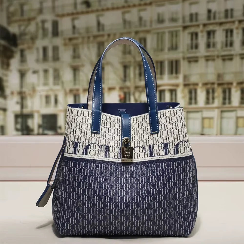 New ELite Women Fashion Large Capacity Shoulder Bag Classic Retro Exquisite Print Multi Purpose