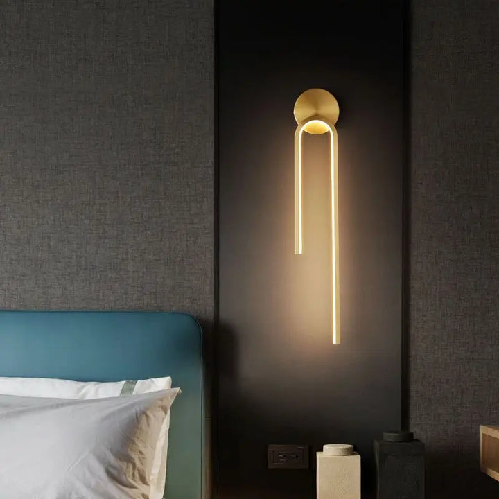 Modern LED Wall Lights Line Lamps Indoor Lighting for Bedroom Bedside Background Led Lamps