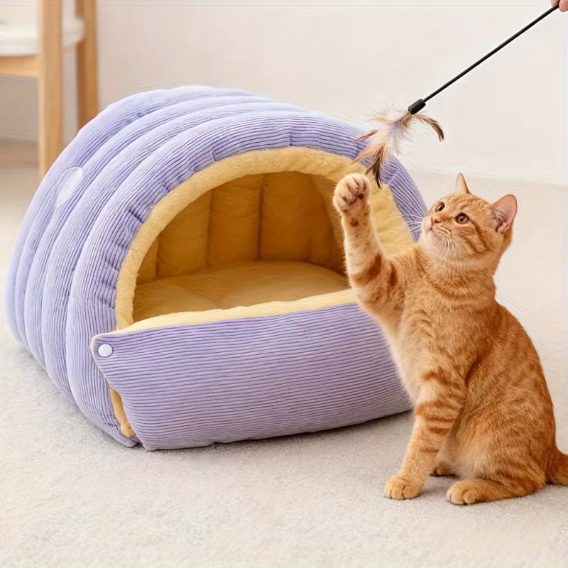 New Winter Warm Cat Bed Sleeping Nest Thickening Cat Dog Warmth