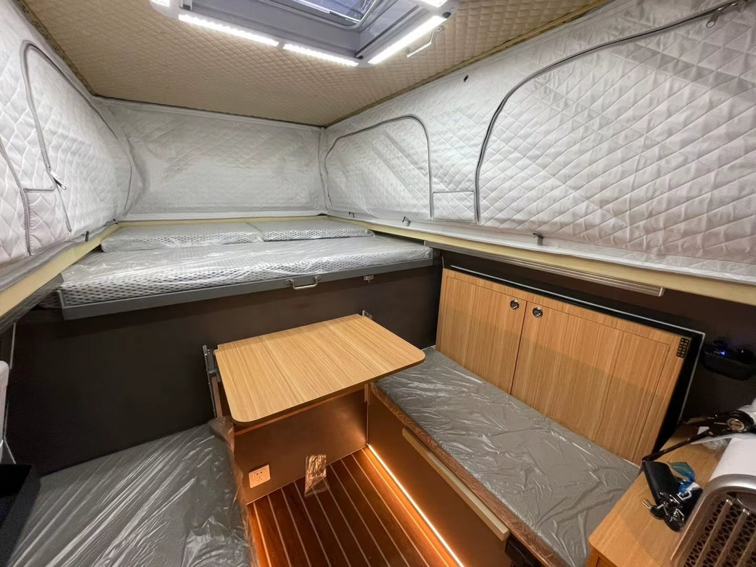 Vintage Off-Road Caravan, Australian-Style Pickup Truck Camper