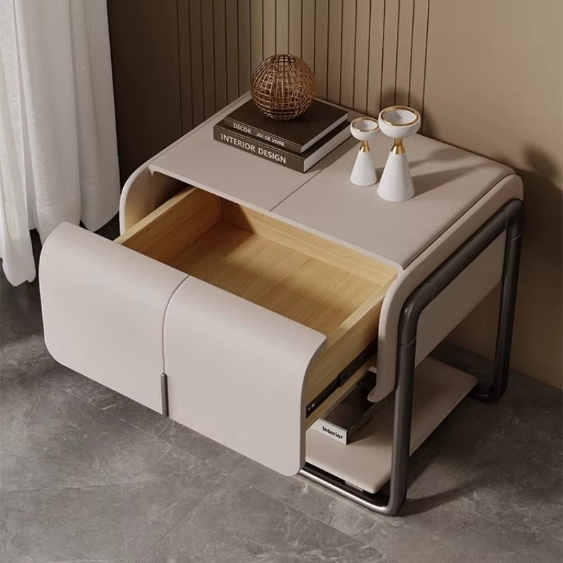 Modern Luxury Leather Bedside Tables NightStand