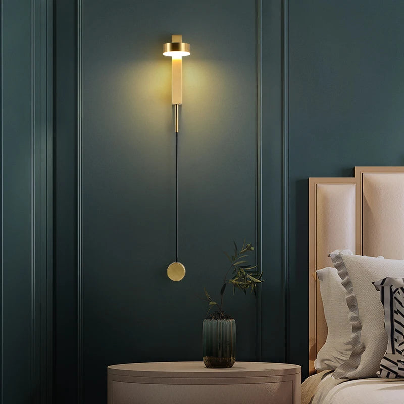 Luxe Wall Lamp Bedroom Bedside Wall Light Aisle Lamps
